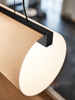Enso Pendant - Black Stained Matt Lacquer