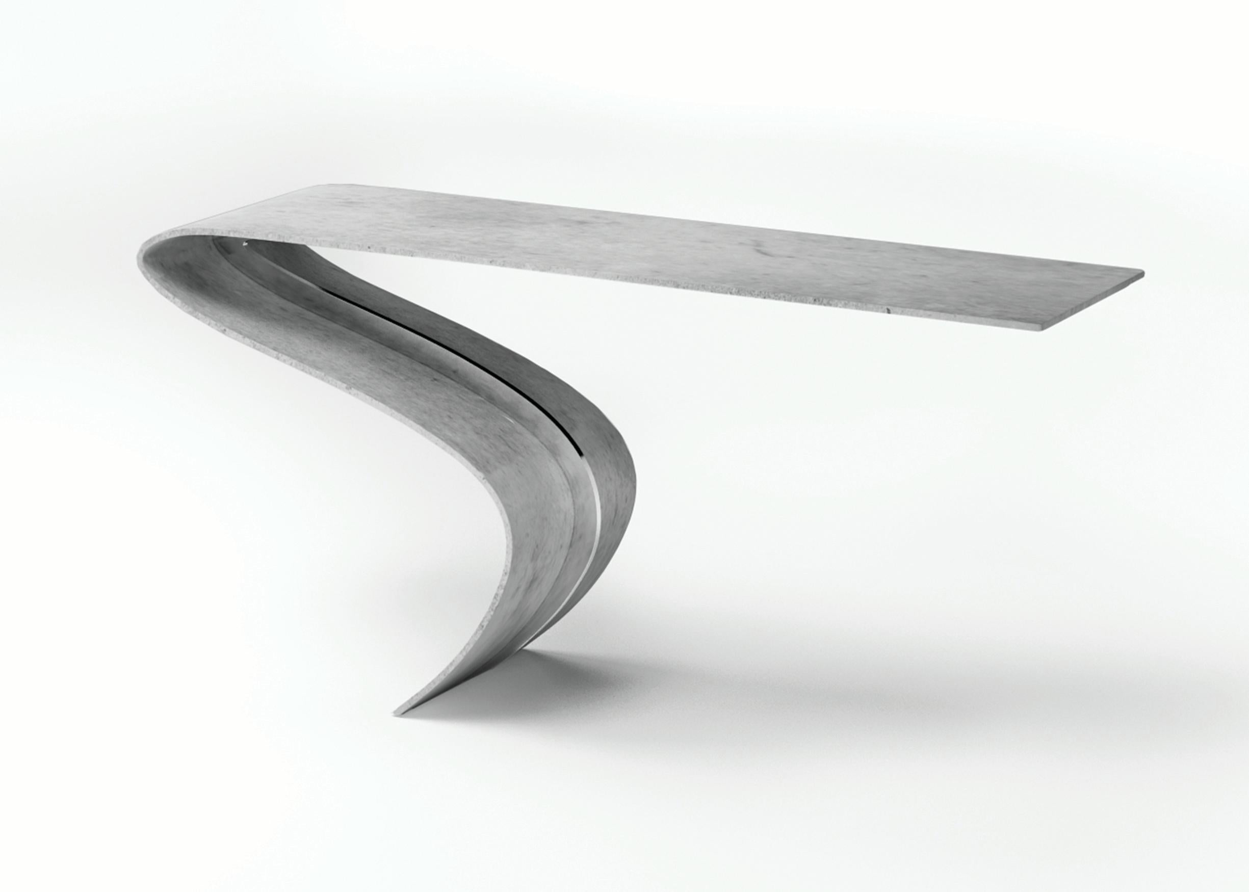 Enso-Tisch, von Neal Aronowitz, Kollektion preisgekrönter Beton-Leinwand (Moderne) im Angebot