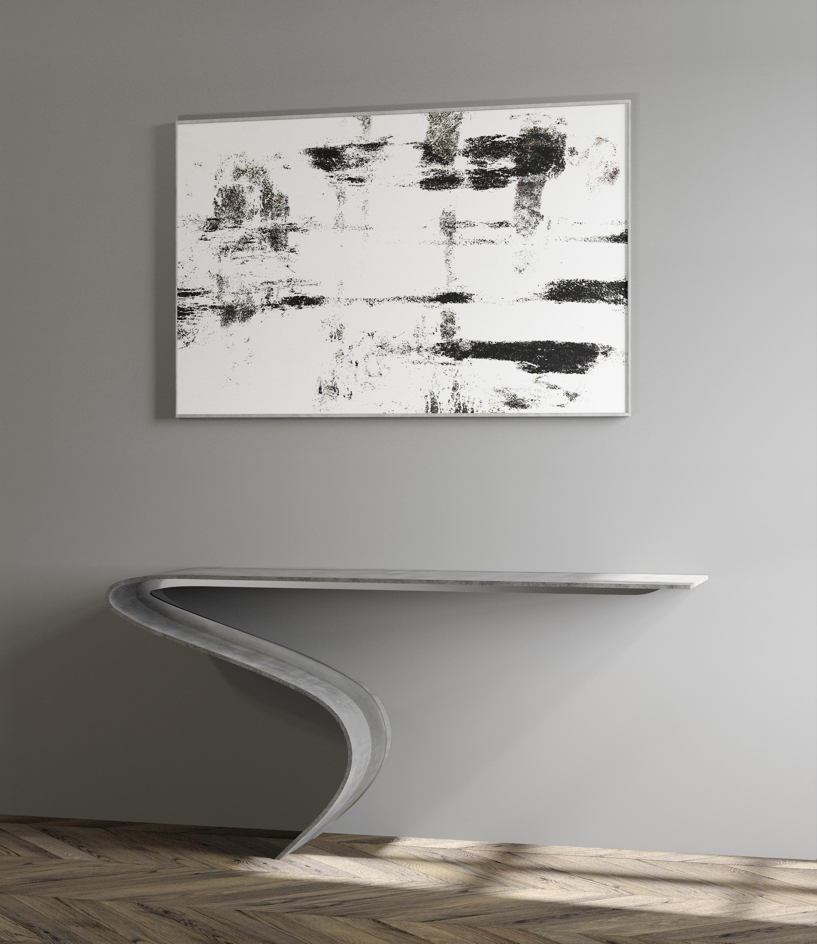 Enso Table, by Neal Aronowitz, The Award Winning Concrete Canvas Collection In New Condition For Sale In Portland, OR