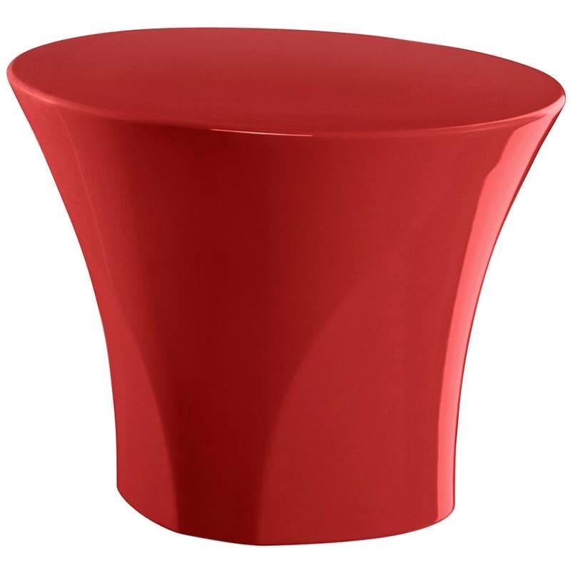 Enta Coffee Table in Lacquered Red Polyethylene by Setsu & Shinobu Ito for Plust For Sale