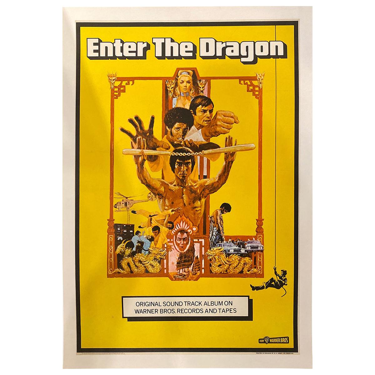 "Enter The Dragon" '1973' Poster For Sale