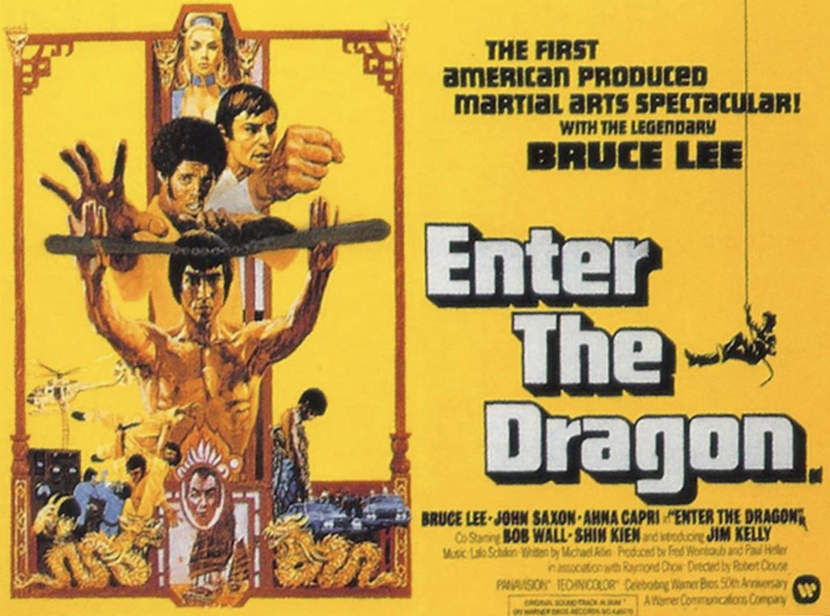 enter the dragon poster