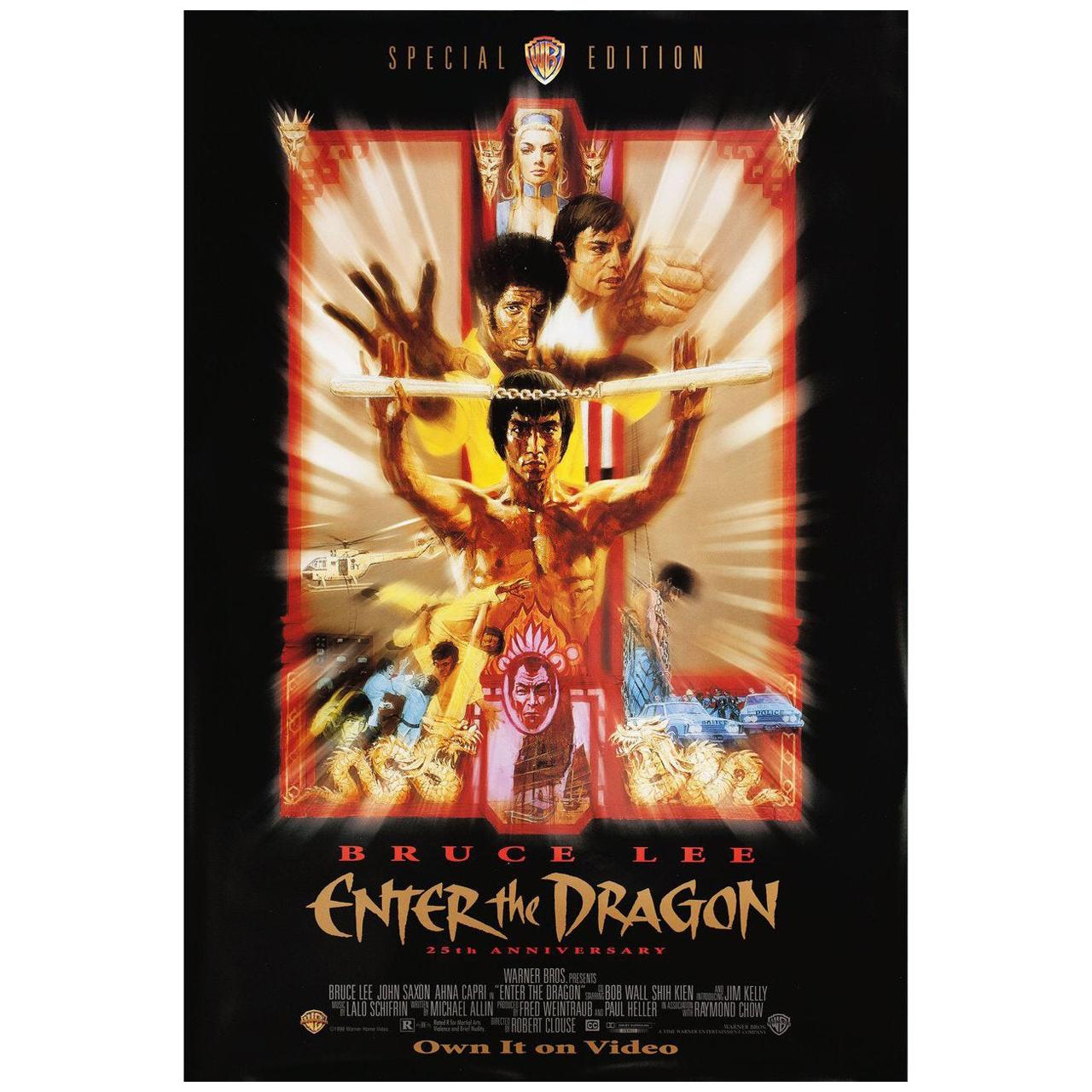 "Enter the Dragon" R1997 U.S. One Sheet Film Poster