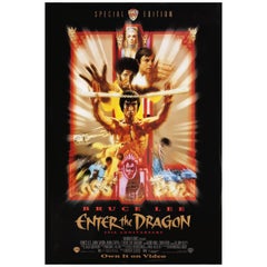 Vintage "Enter the Dragon" R1997 U.S. One Sheet Film Poster