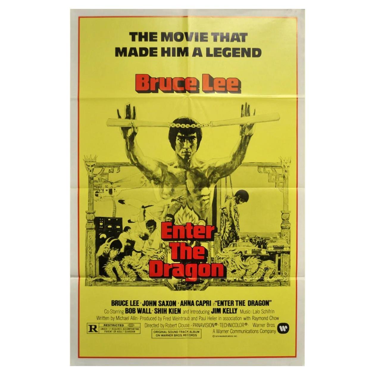 Enter The Dragon, Unframed Poster, 1979r For Sale