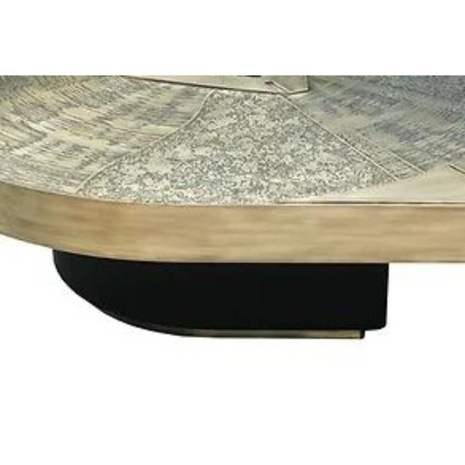 Other Enterprice Brass Coffee Table by Brutalist Be For Sale