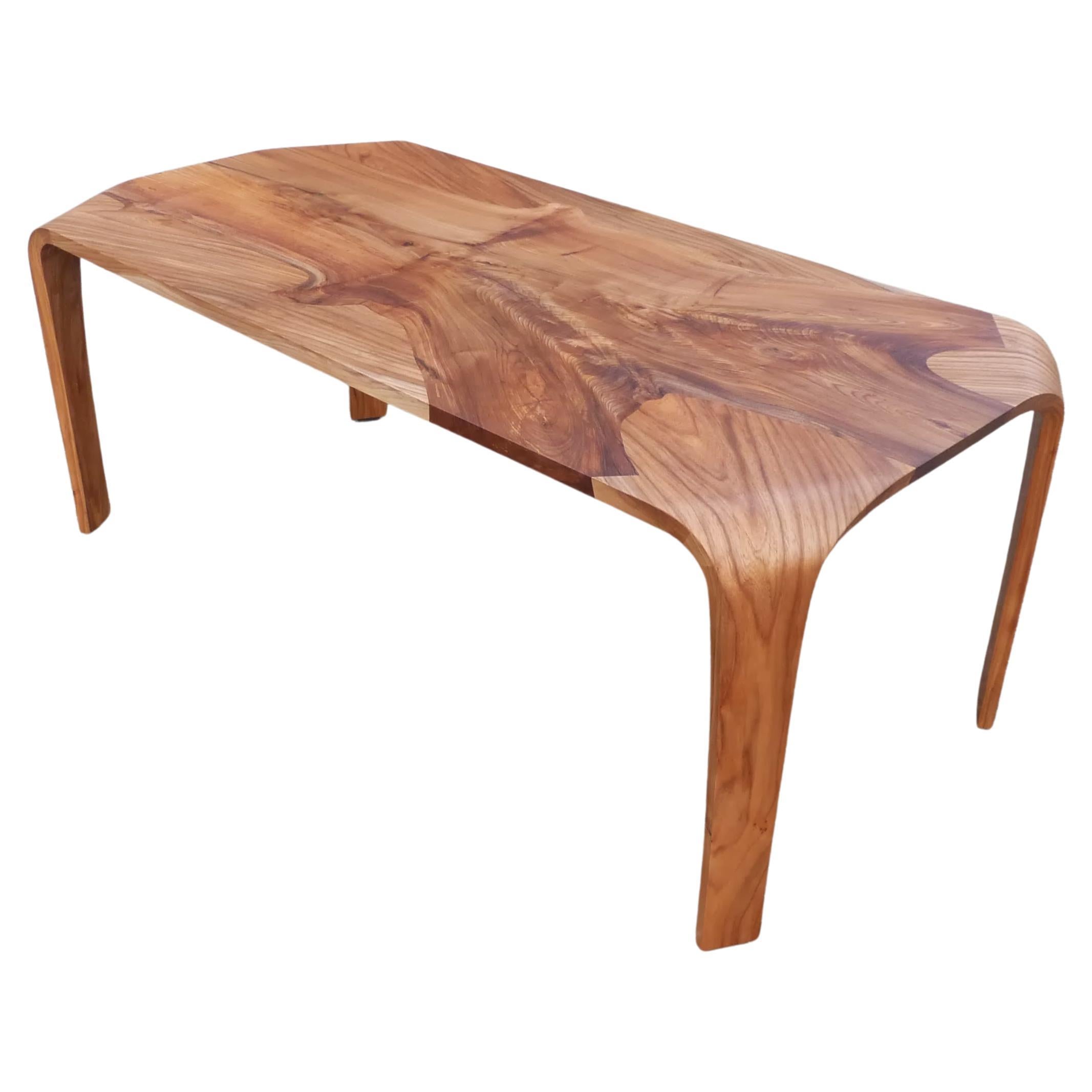 Elm Wood Dinner Table The Netherlands By Sordile For Sale