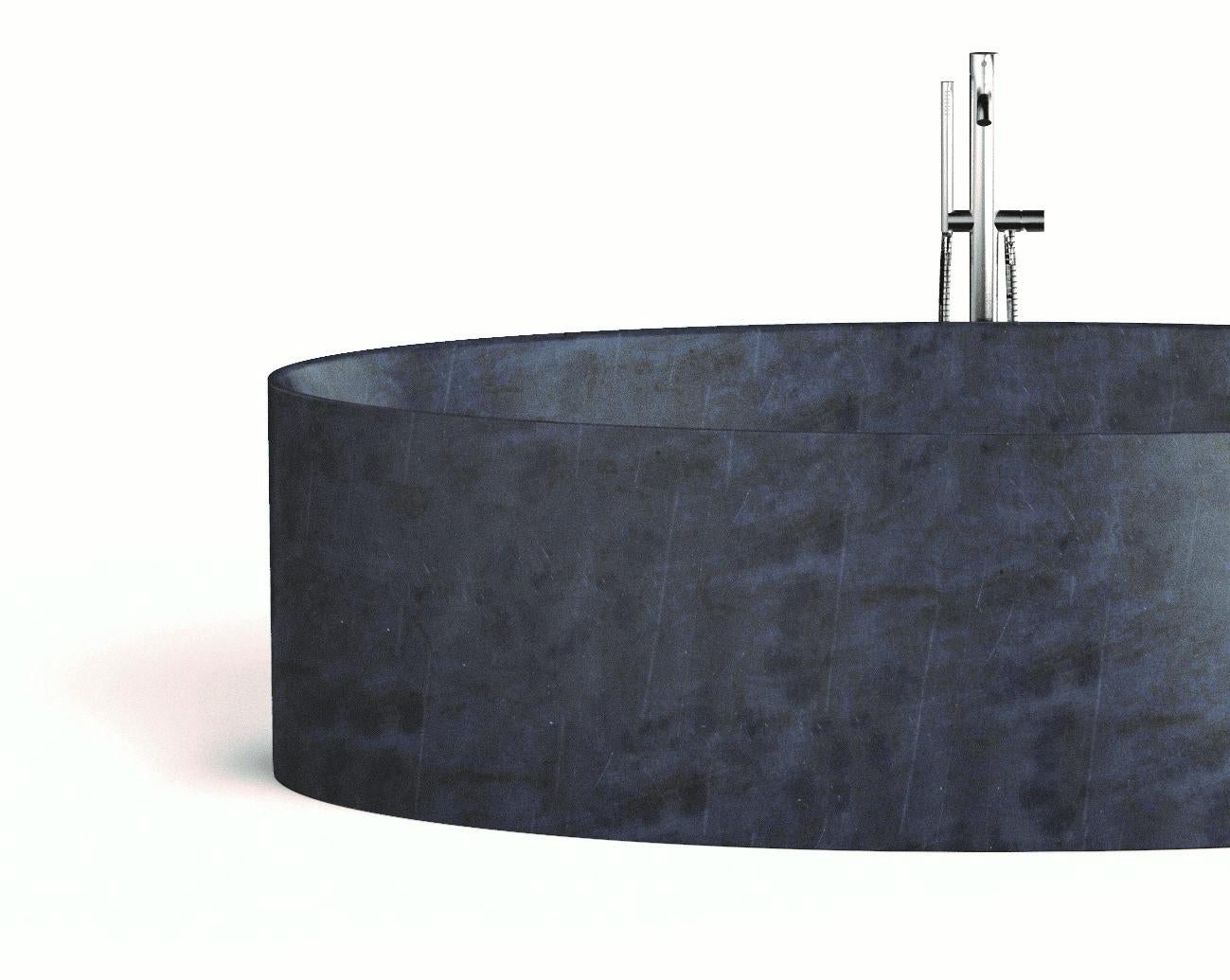 Moderne Entity Ovale Bath de Marmi Serafini en vente