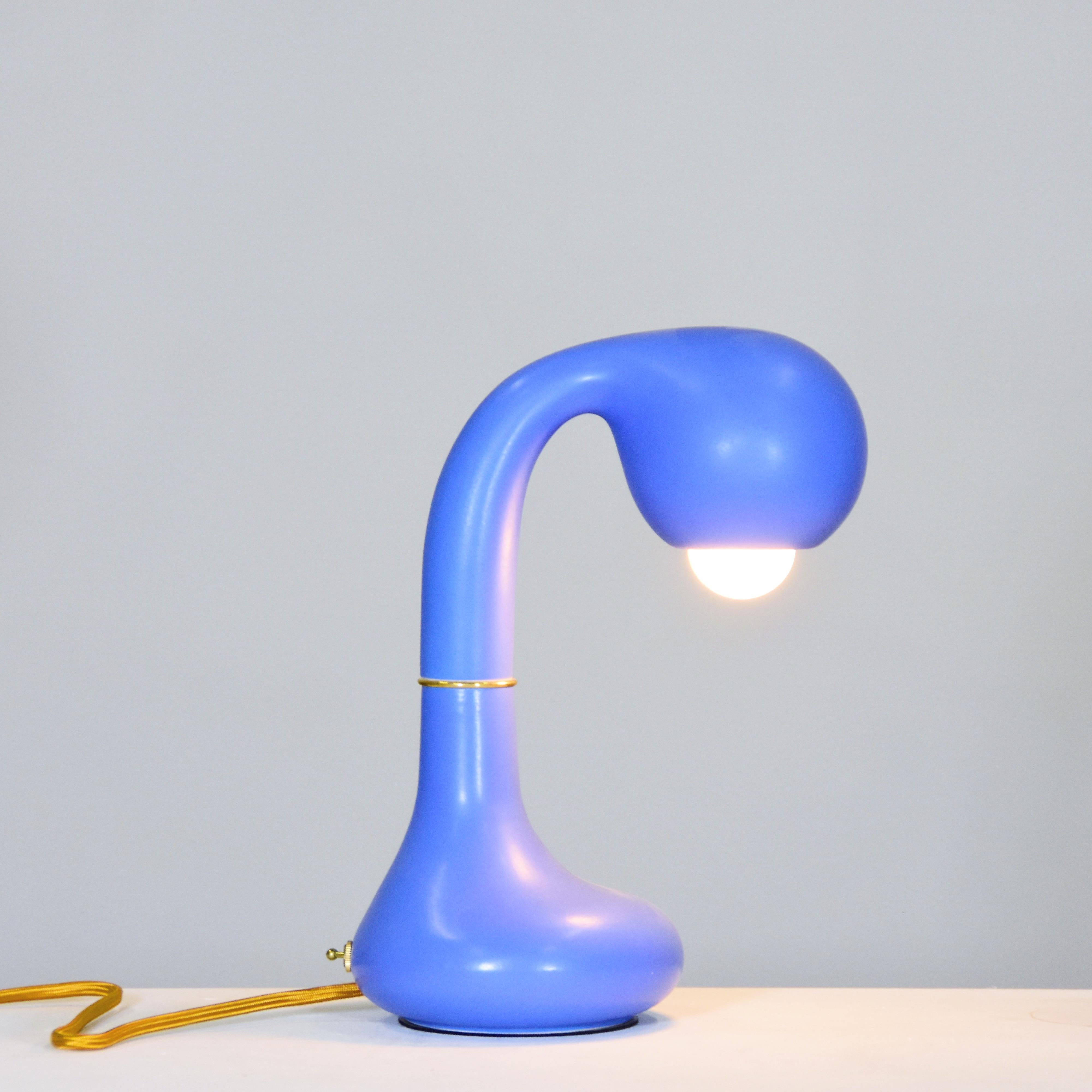 Entler Ceramic Single Globe Table Lamp In New Condition For Sale In Los Angeles, CA