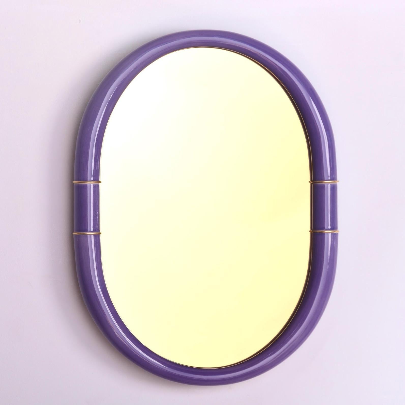 Organic Modern ENTLER Ceramic Mirror For Sale