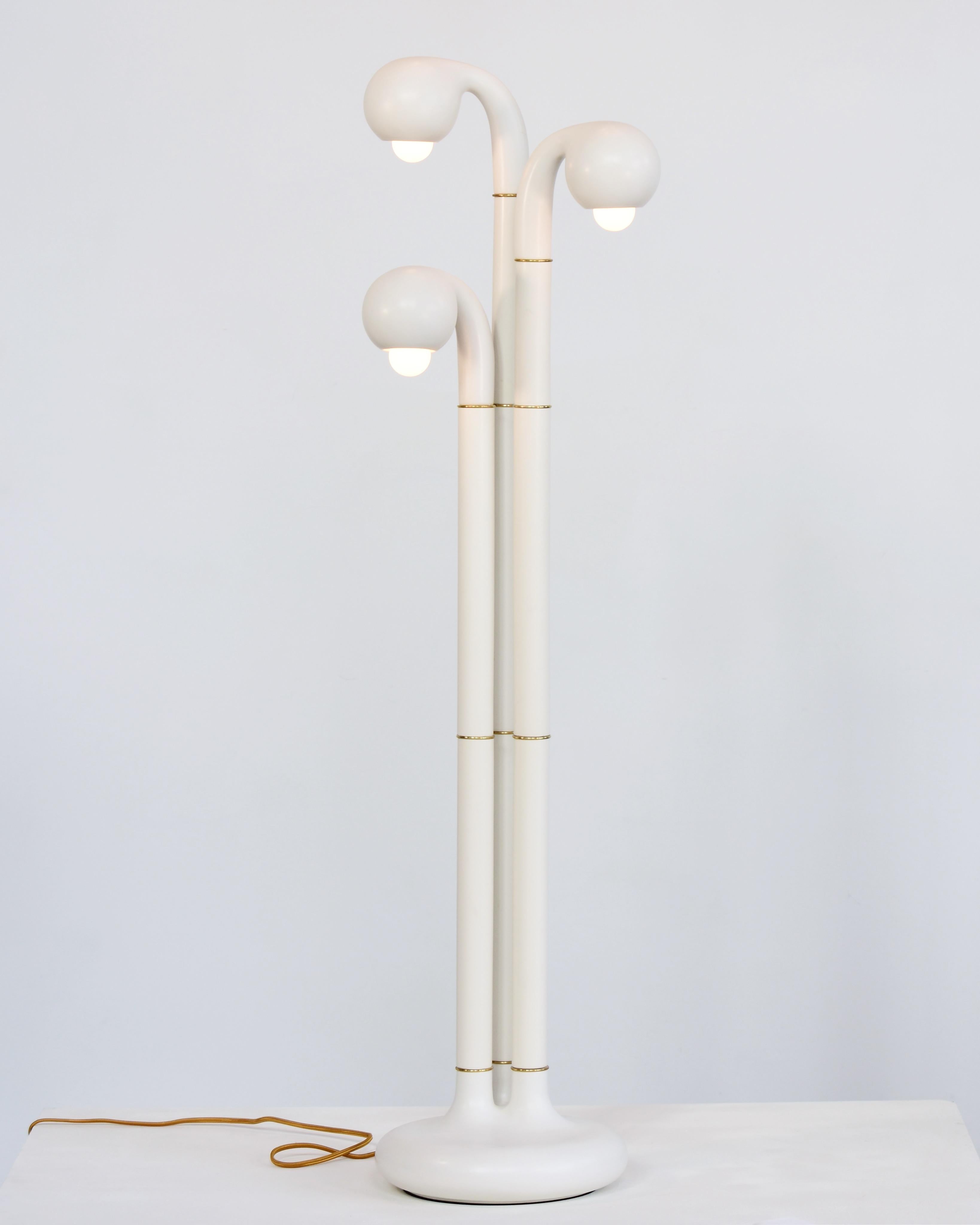 ENTLER Ceramic 3-Globe Floor Lamp.

Made to order in our Los Angeles studio.

Glazes available in gloss pink, matte white, matte black, gloss black, matte pink, gloss white, yellow, charcoal, blue, burnt orange, chartreuse, cherry, lavender, and