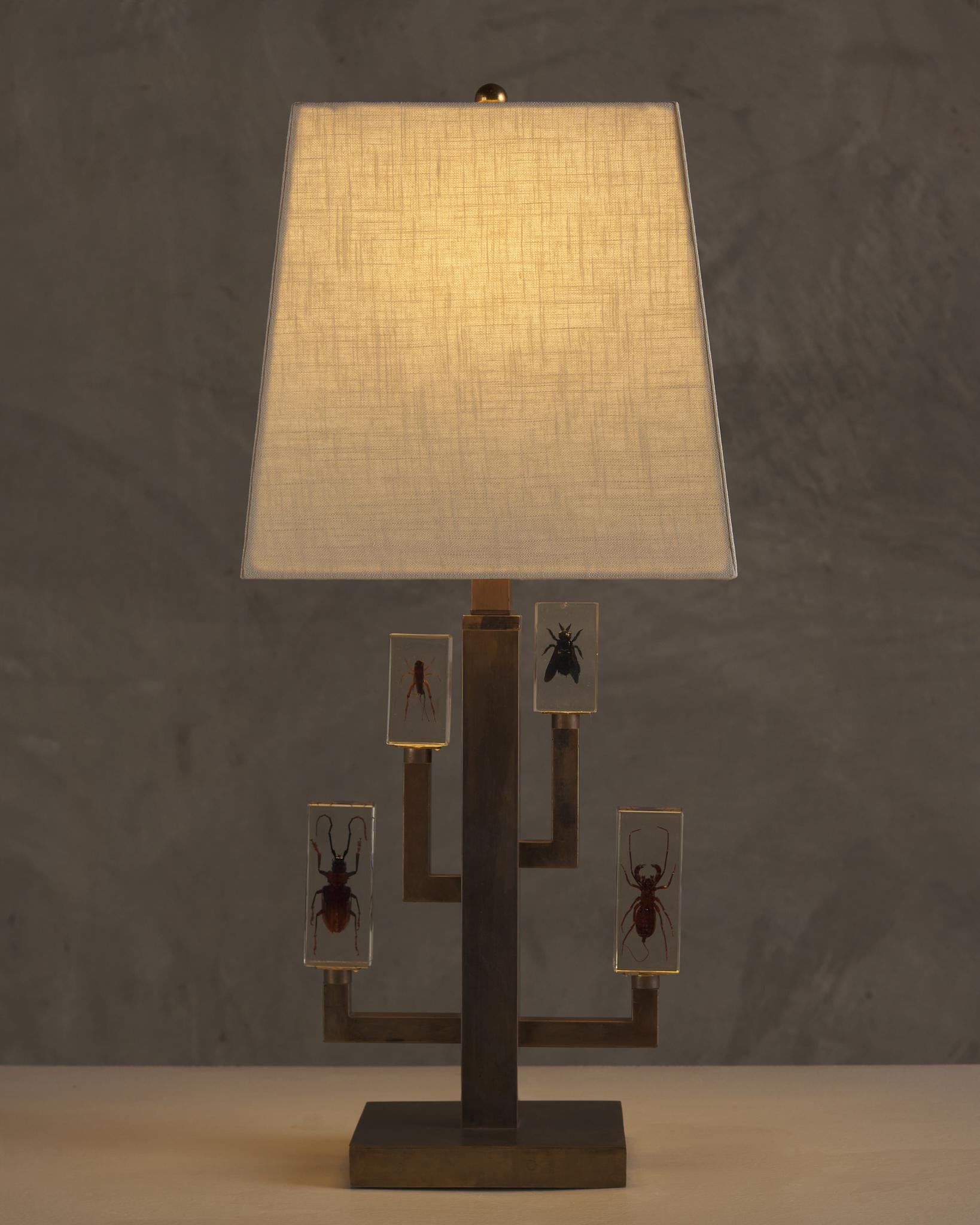 Inconnu Lampe de table Entomology en vente