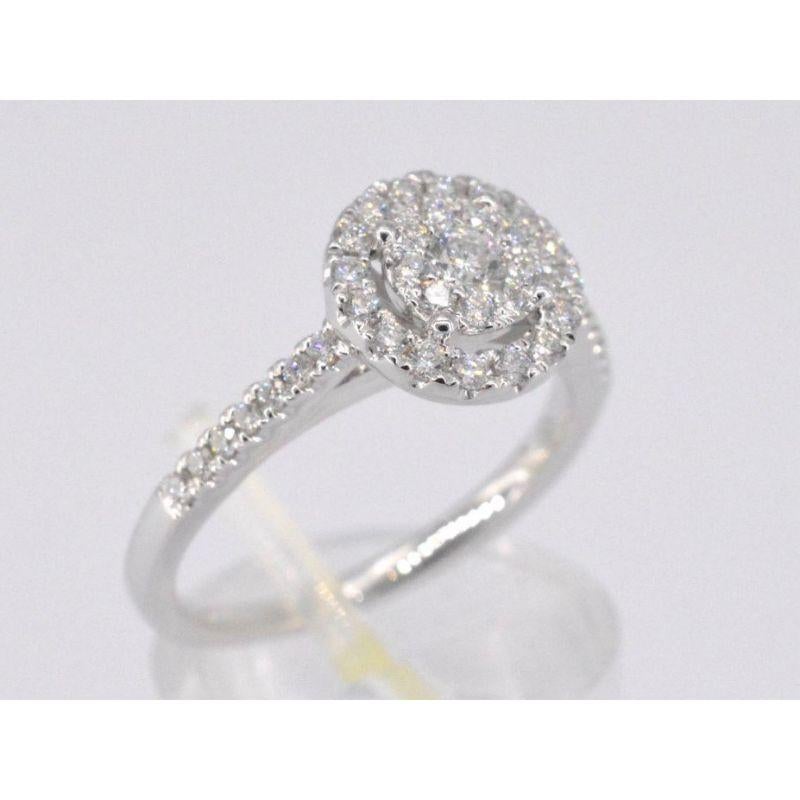 Women's Entourage Ring with Brilliant Cut Diamond For Sale