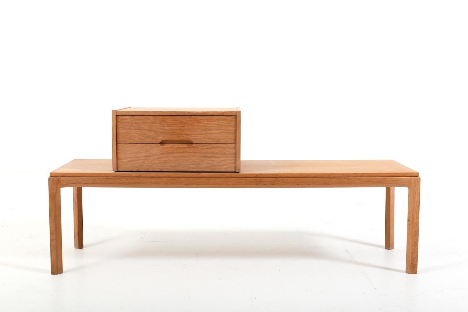 Oak Entrance Hall Set by Kai Kristiansen for Aksel Kjersgaard For Sale