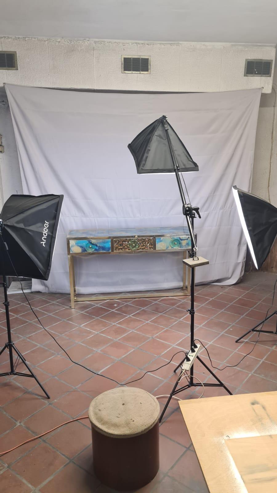 Art Glass ENTRANCE OR VANITY console with hand-painted Glass JUSTFURNITURESS DESIGN For Sale