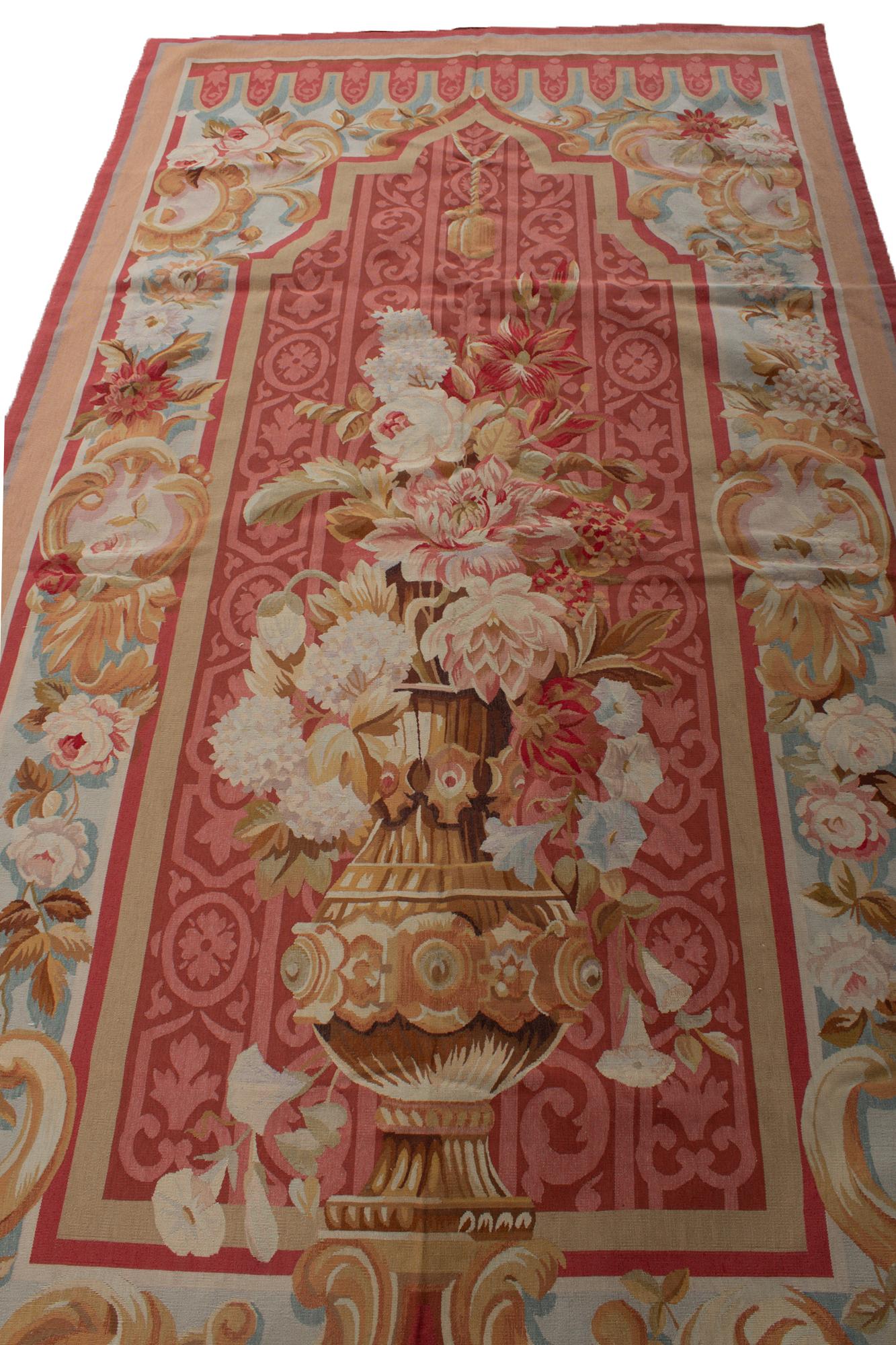 Chinese Entre-Fenetre Tapestry 19th Century Style For Sale