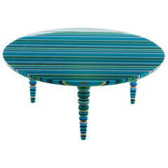 "Entrelinhas" Large Blue Coffee Table