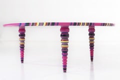 "Entrelinhas" Large Pink Coffee Table