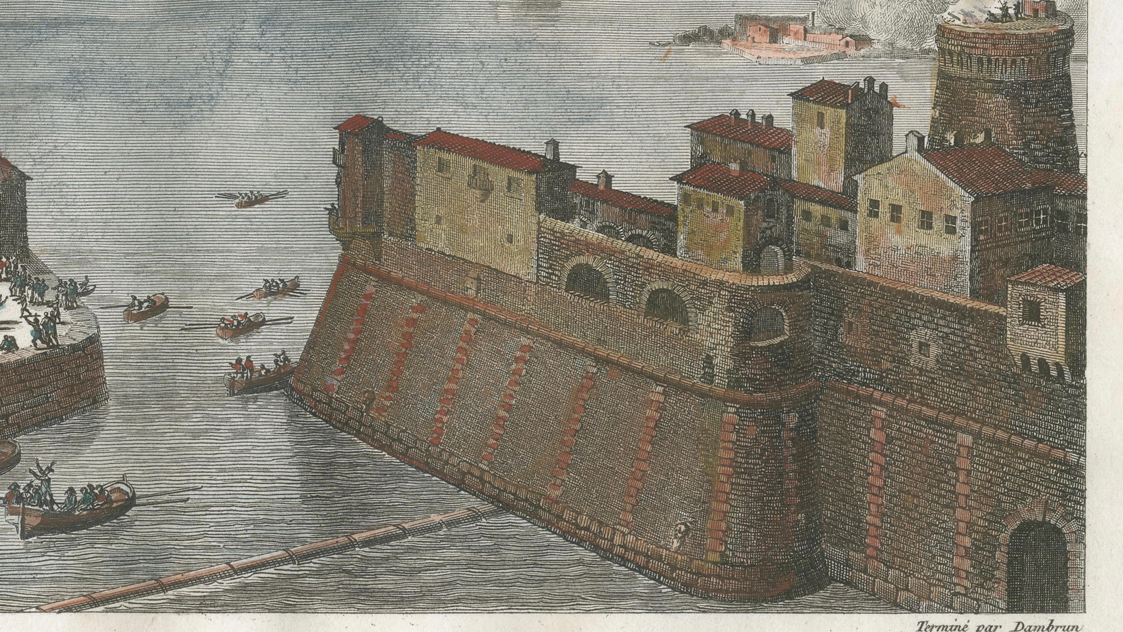 Entry of French Troops into Livorno 1796 – Napoleonic Era Port Scene, 1808
