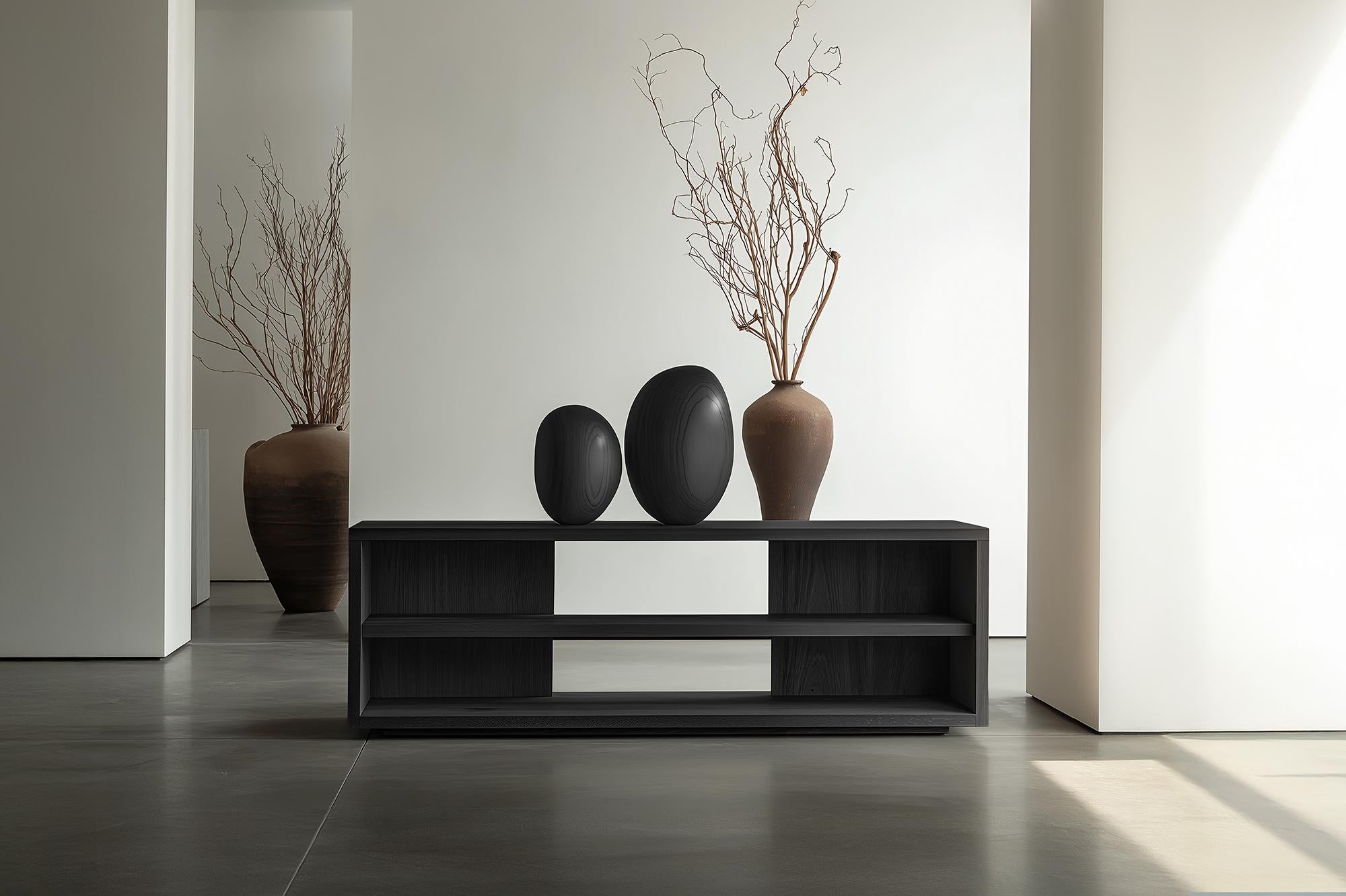 Eingangskonsole Sereno No29, Minimalistisches Design aus Holz von Joel Escalona im Zustand „Neu“ im Angebot in Ciudad de México, CDMX