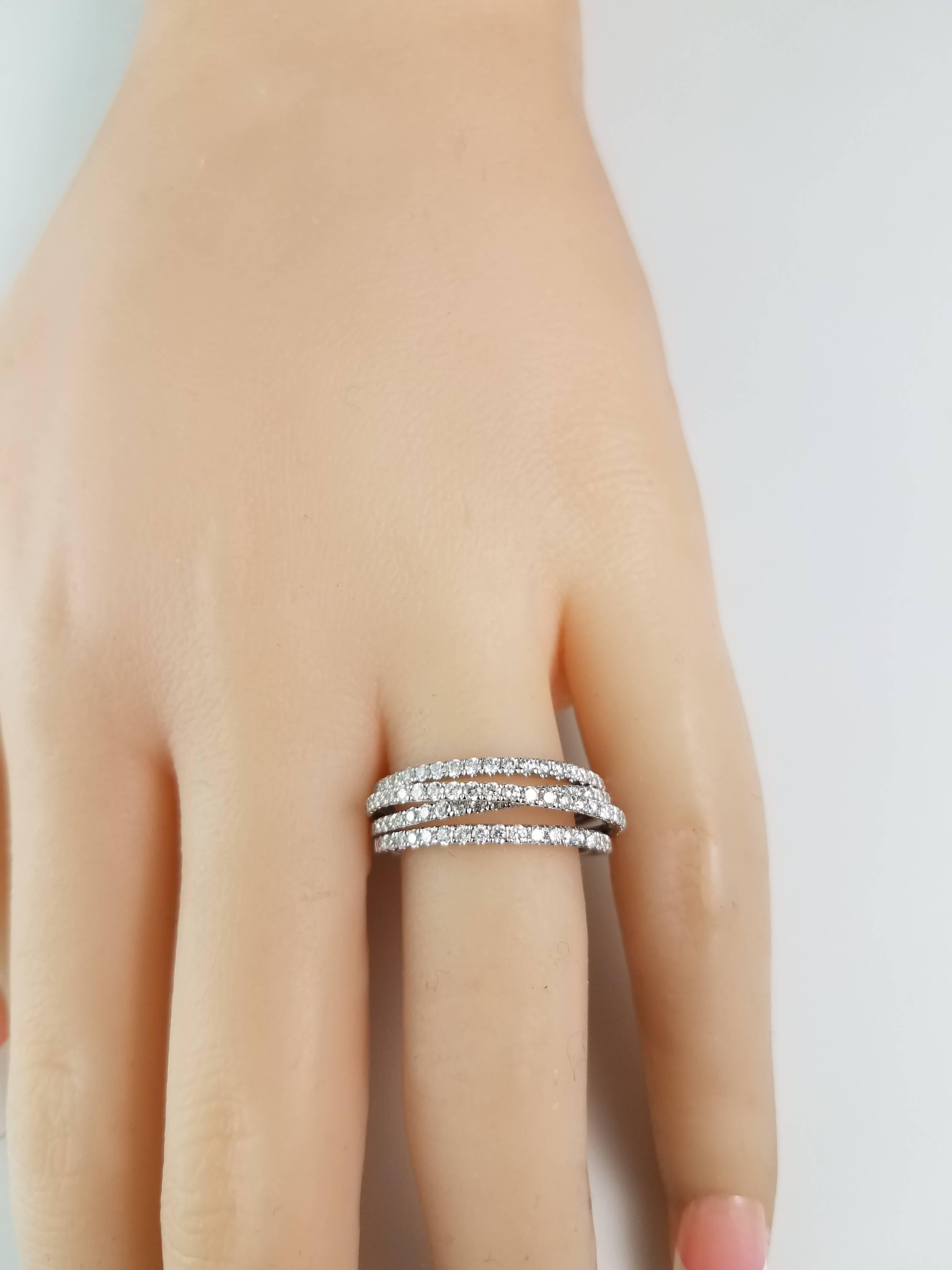 entwined diamond bands