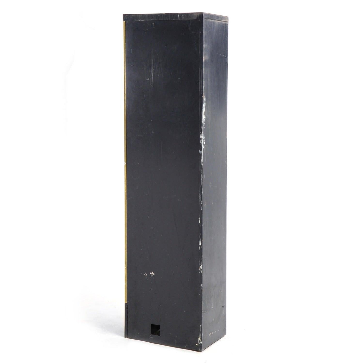 Enumerated Stacked Safety Deposit Boxes from USA In Fair Condition For Sale In Sagaponack, NY