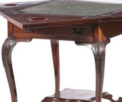 Envelope-style gaming table - 19th century