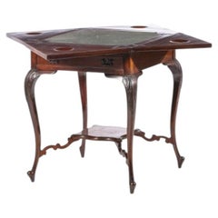 Envelope-style gaming table - 19th century