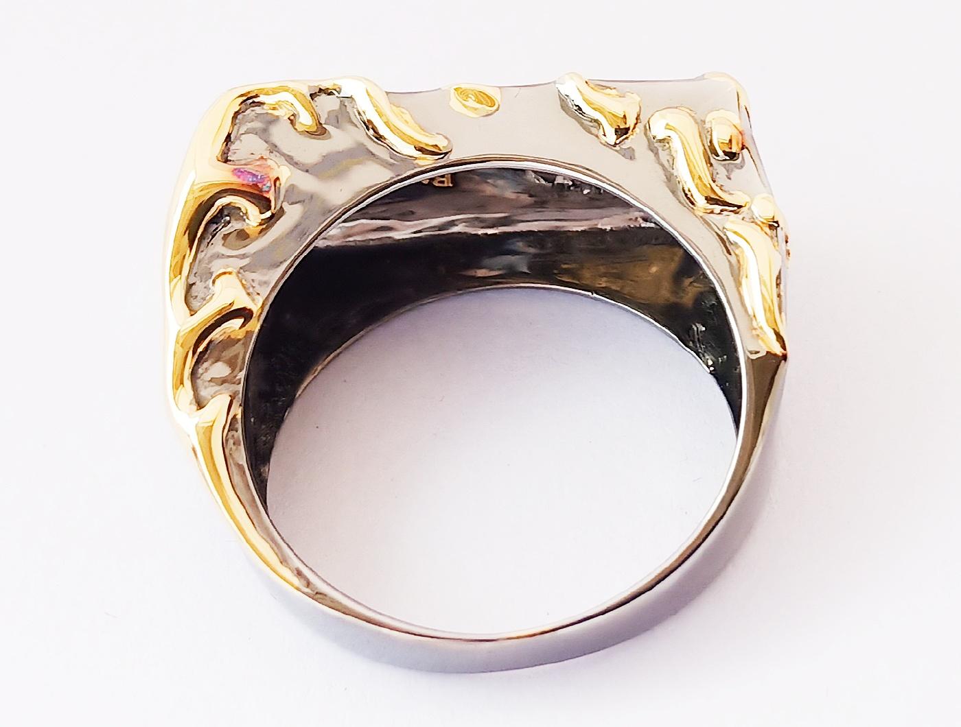 Envious Eyes will Roll with Contemporary One of a Kind Colored Diamond Gold Ring 1