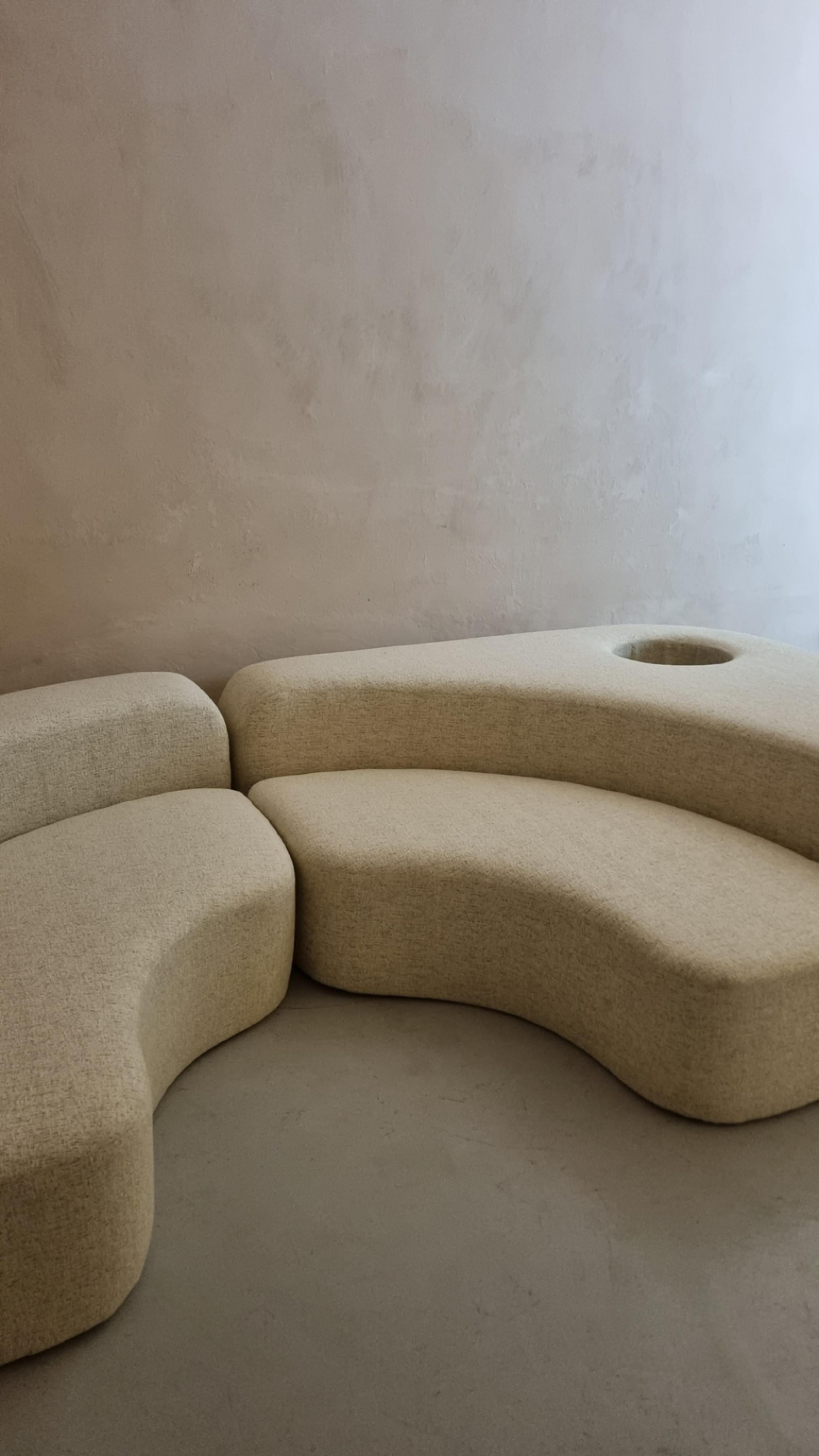 Environ 1 modular sofa designed by Ennio Chiggio for Nikol Internation 1970 In Excellent Condition For Sale In Arezzo, Italy