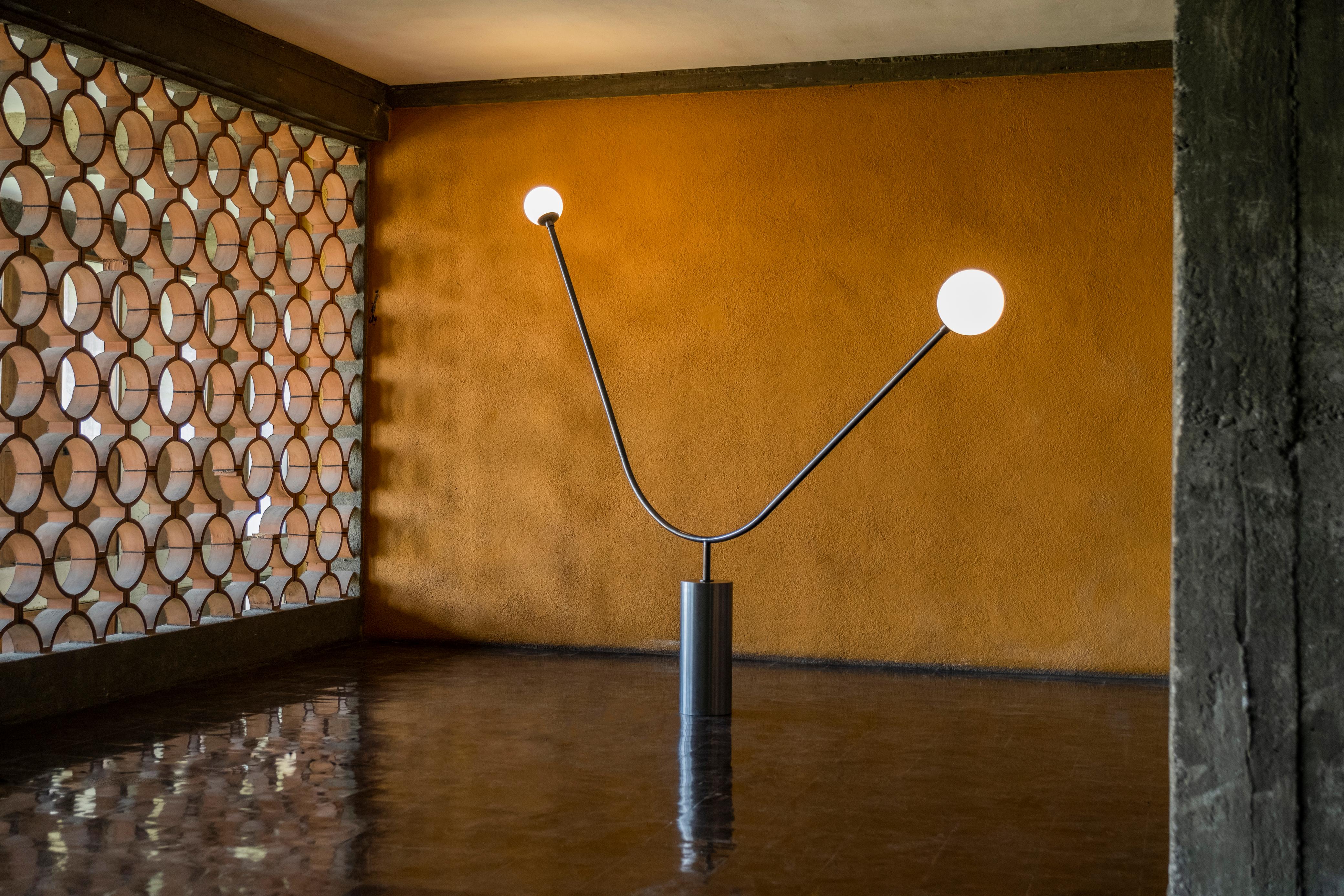 Brass Envol Floor Lamp by Paul Matter