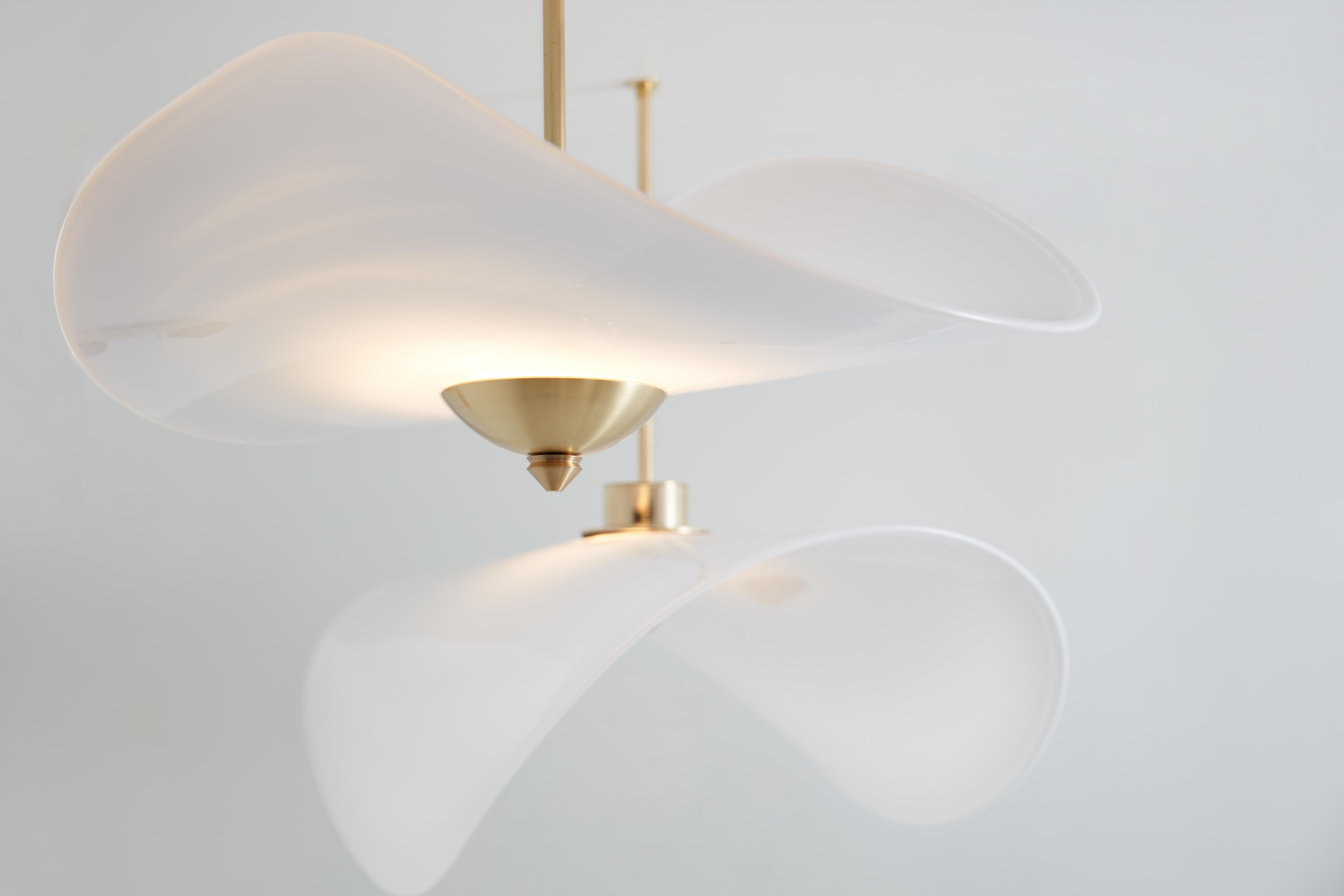 Modern Envoleé Glass Pendant Lamp by Mydriaz For Sale