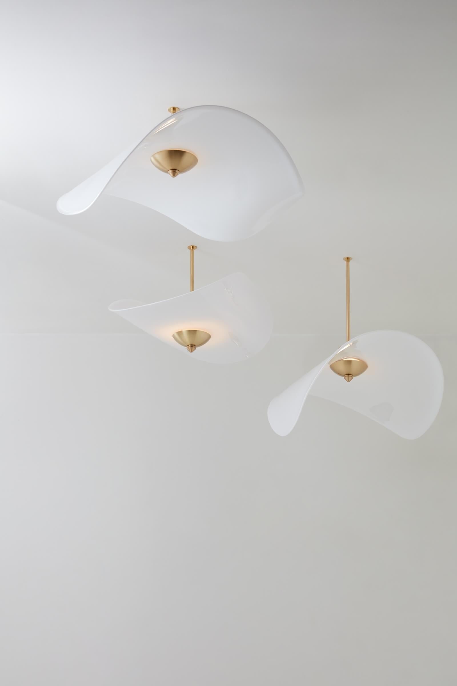 Contemporary Envoleé Glass Pendant Lamp by Mydriaz For Sale