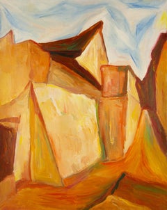 Enxian Pei Óleo Sobre Lienzo Original Contemporáneo "Al Mediodía Serie IV"