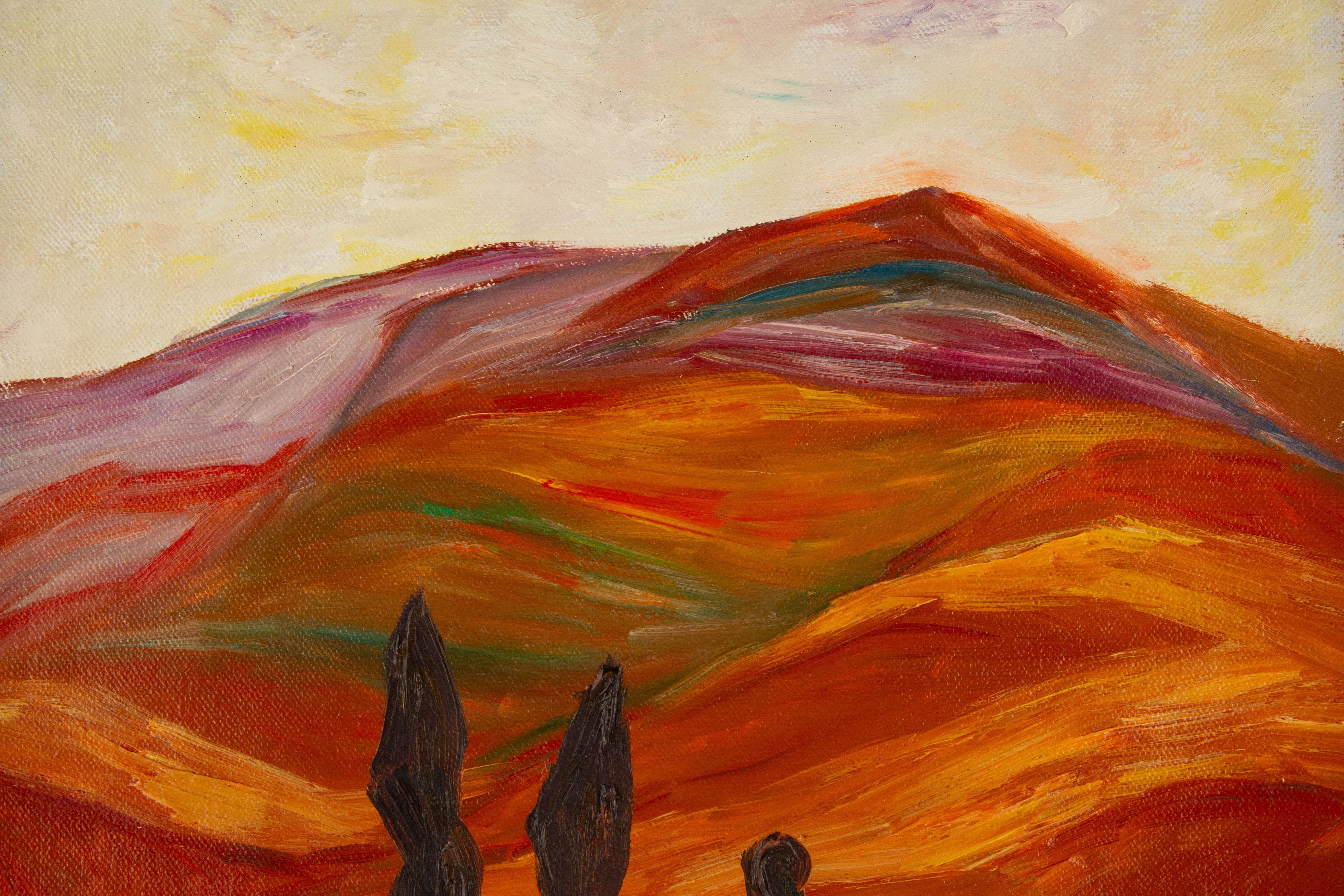 Enxian Pei Pittura a olio originale contemporanea 