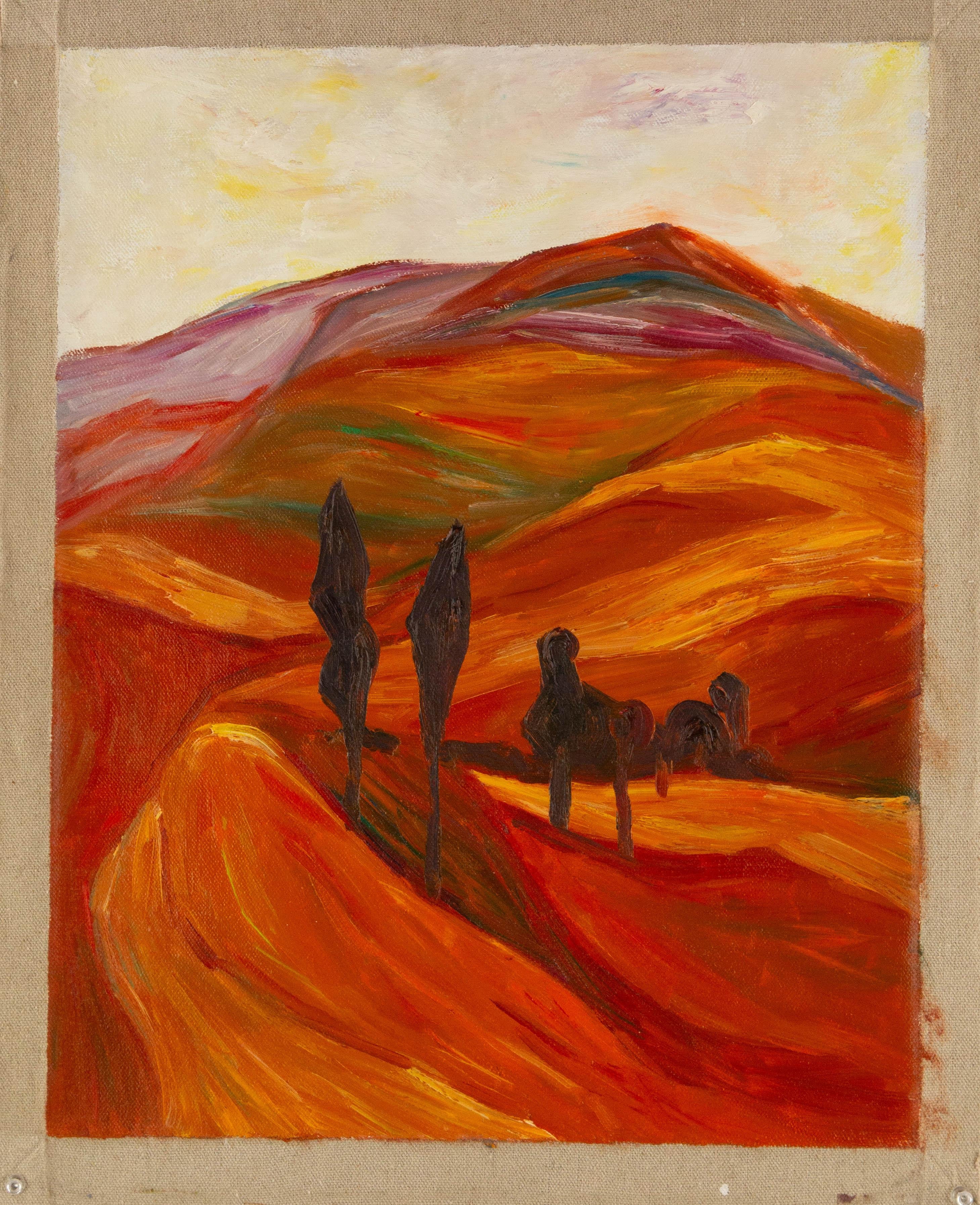 Enxian Pei Pittura a olio originale contemporanea 