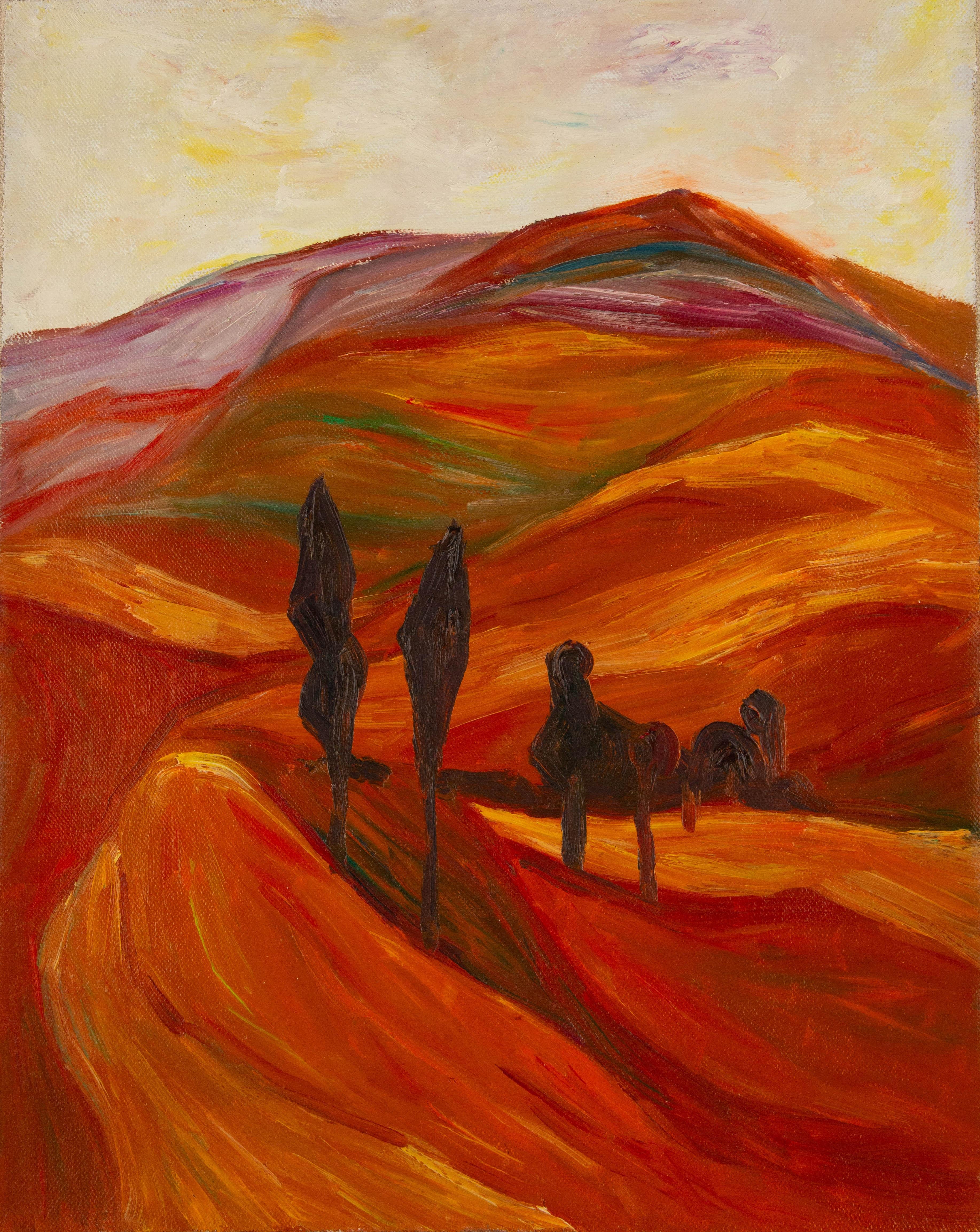 Titolo: A mezzogiorno Serie VI
 Medium: Olio su tela
 Dimensioni: 19,5 x 15,5 pollici
 Cornice: Possibilità di incorniciatura!
 Condizioni: Il dipinto appare in ottime condizioni.
 Nota: questo quadro non è teso
 Anno: 2000 circa
 Artista: Enxian