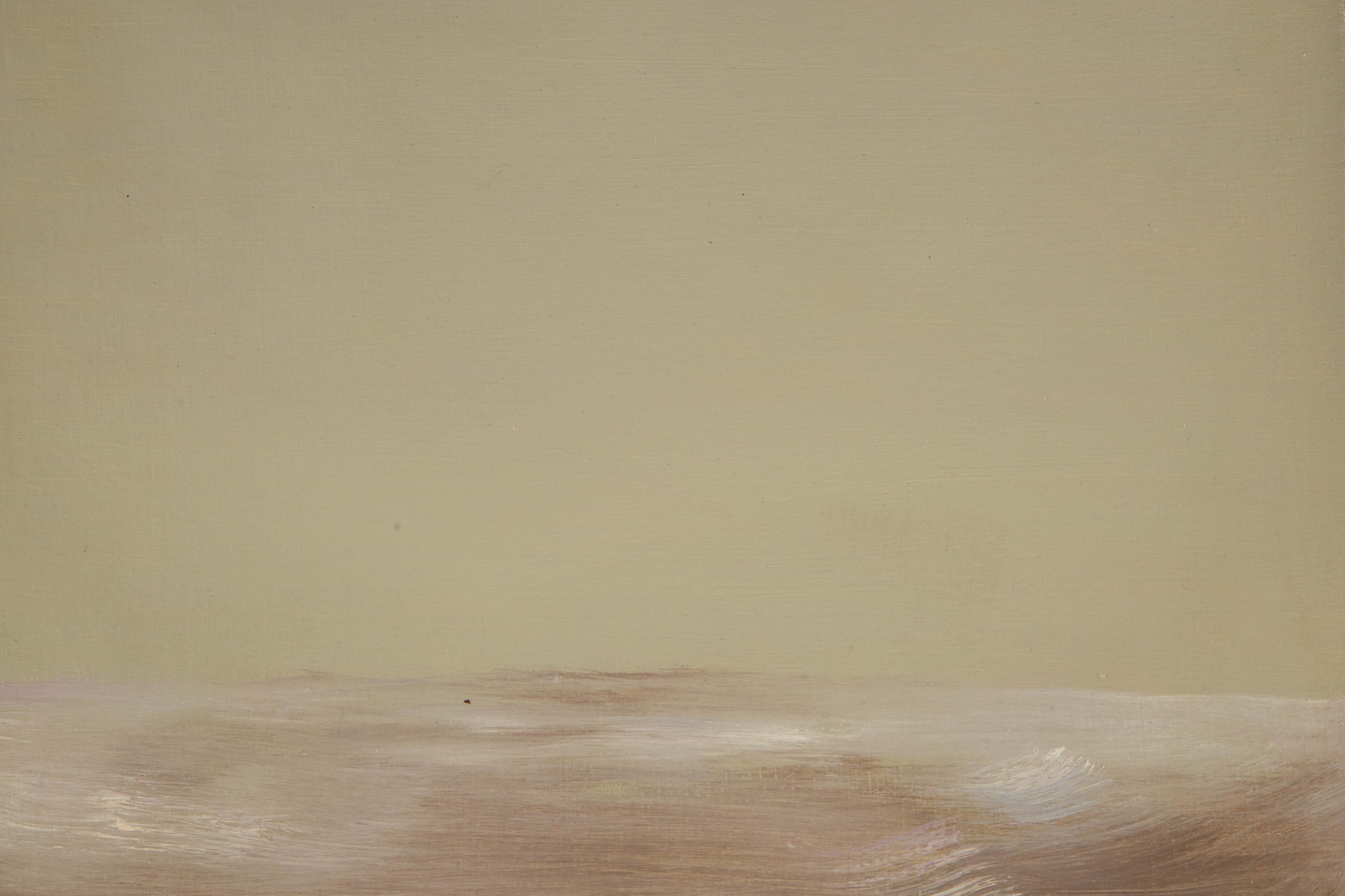 Enxian Pei Waterscape Original Oil On Canvas 