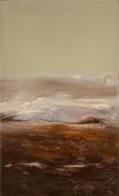 Enxian Pei Waterscape Original Oil On Canvas "Wilderness Series III"