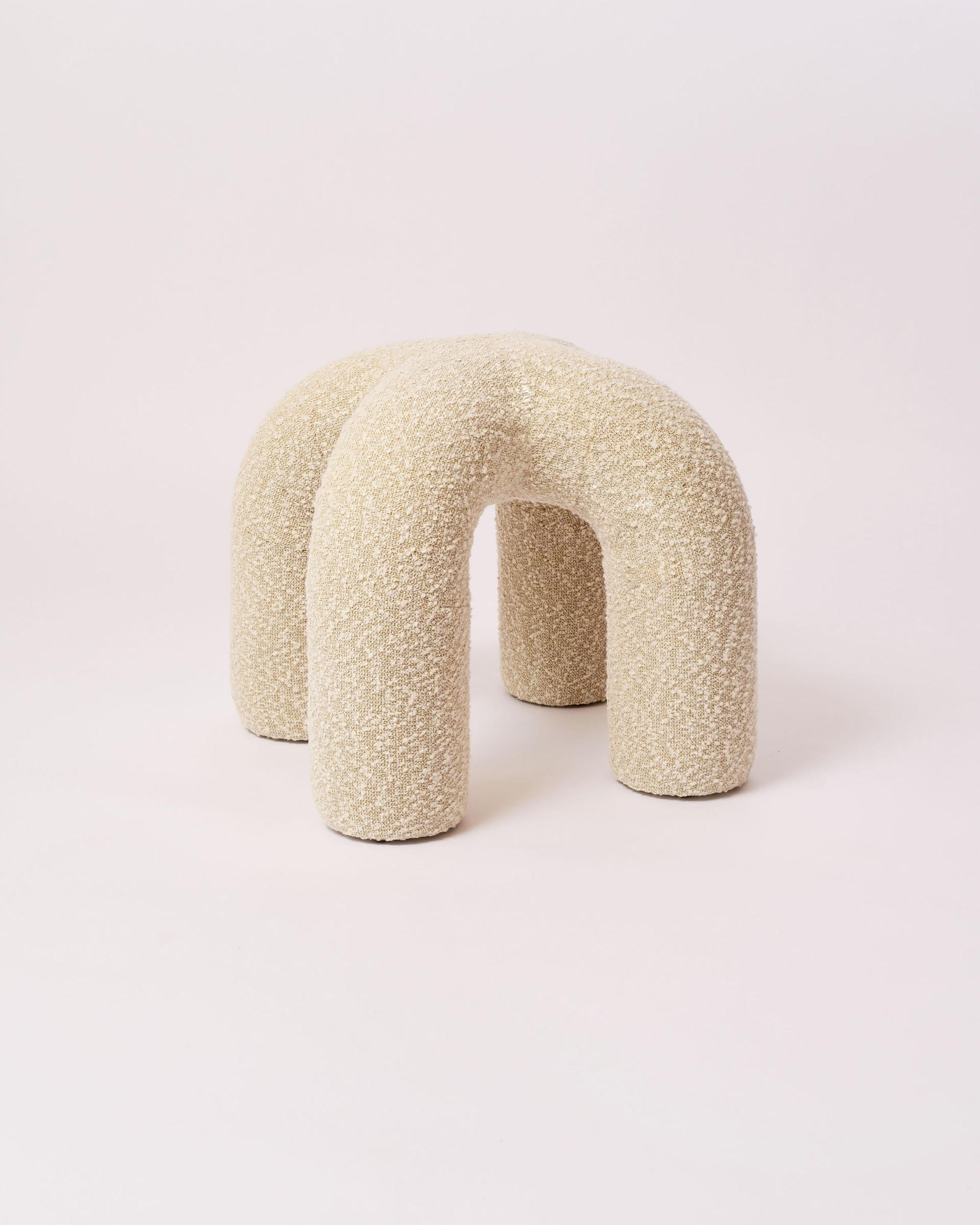 American ENY LEE PARKER - Customisable Upholstered Stitch Stool For Sale