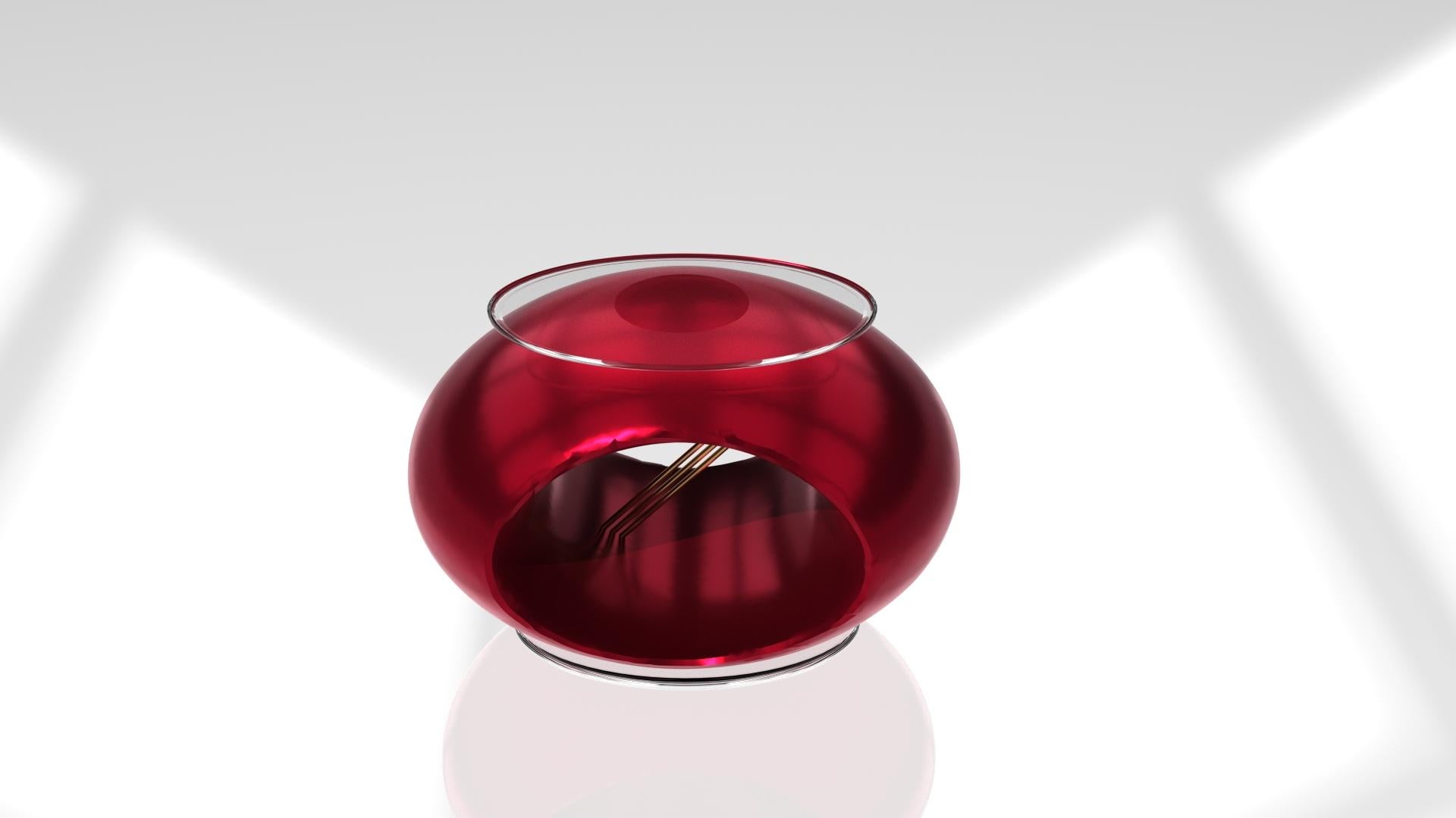 French Enza Umbrian red (w/o top) For Sale