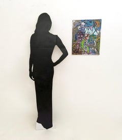 ""Una storia" von Enzio Wenk, 2018 – Mixed Media auf Leinwand, Expressionismus – Italien