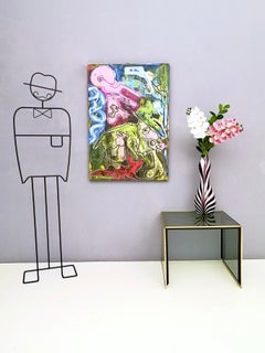 ""Animali" von Enzio Wenk, 2018 - Acrylfarbe auf Leinwand, Neo-Expressionismus