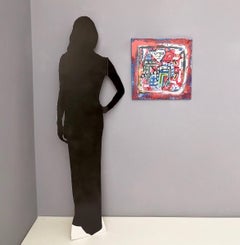 "Automa" by Enzio Wenk, 2018 - Mixed Media on Canvas, Neo-Expressionism