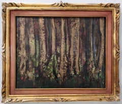 "Bosco Dorato" by Enzio Wenk, 2012 - Oil on Canvas Panel, Neo-Espressionism