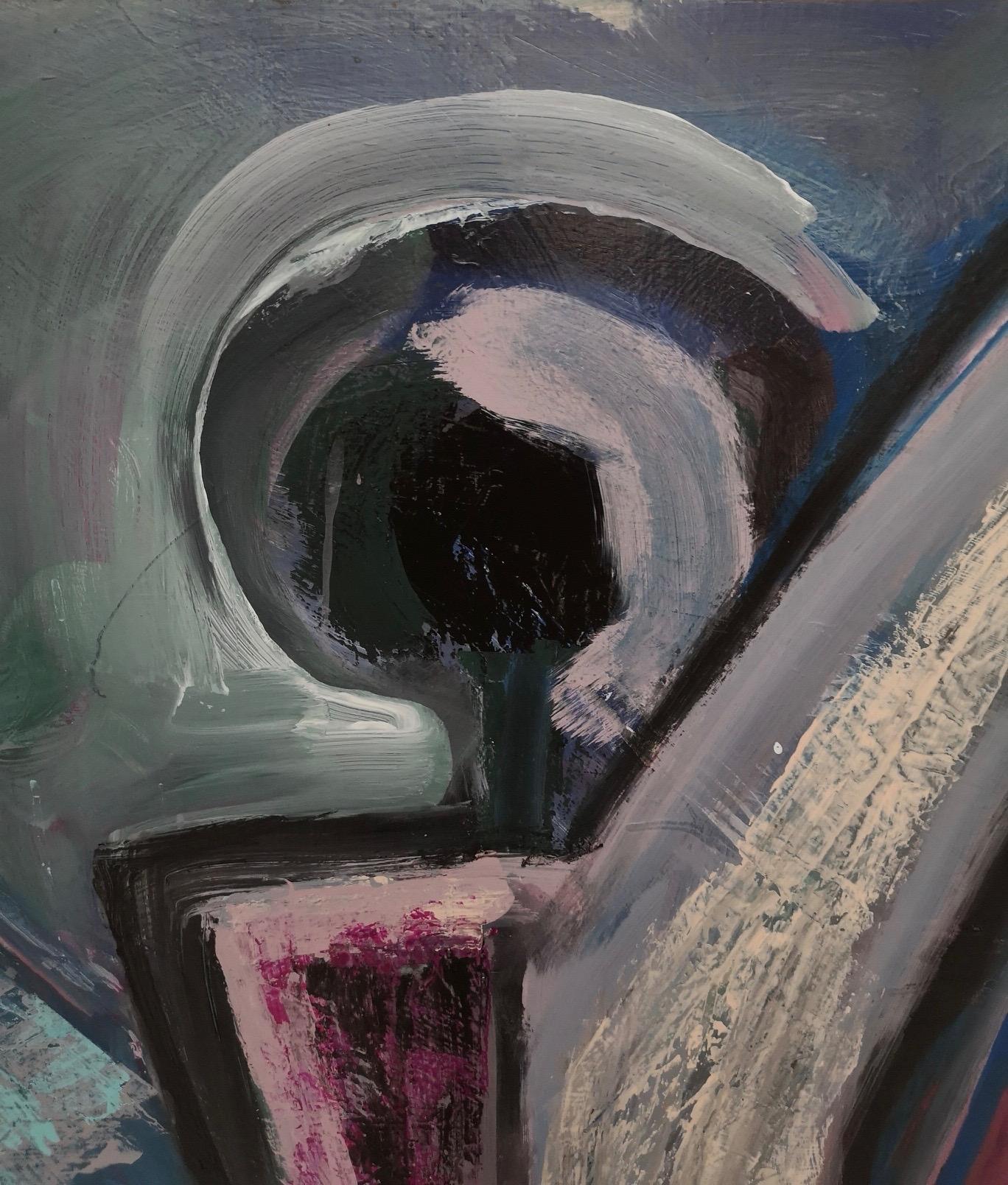 „Figura“ von Enzio Wenk, 2019 – Acryl auf Holzplatte, Neoexpressionismus im Angebot 6