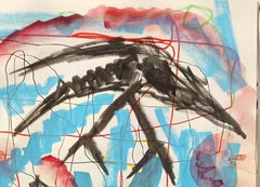 « Magic momento » d'E. Wenk, 2020-21, aquarelle et peinture acrylique, figurative