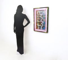 "Profilo gentile come corpo simbolico (in pittura si può)" by Enzio Wenk, 2018