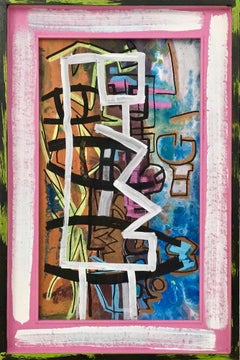 "Profilo gentile come corpo simbolico (in pittura si può)" by Enzio Wenk, 2018