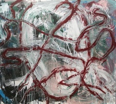 "Senza Narrazione - 6 " di Enzio Wenk, 2019 - Smalto acrilico su tela